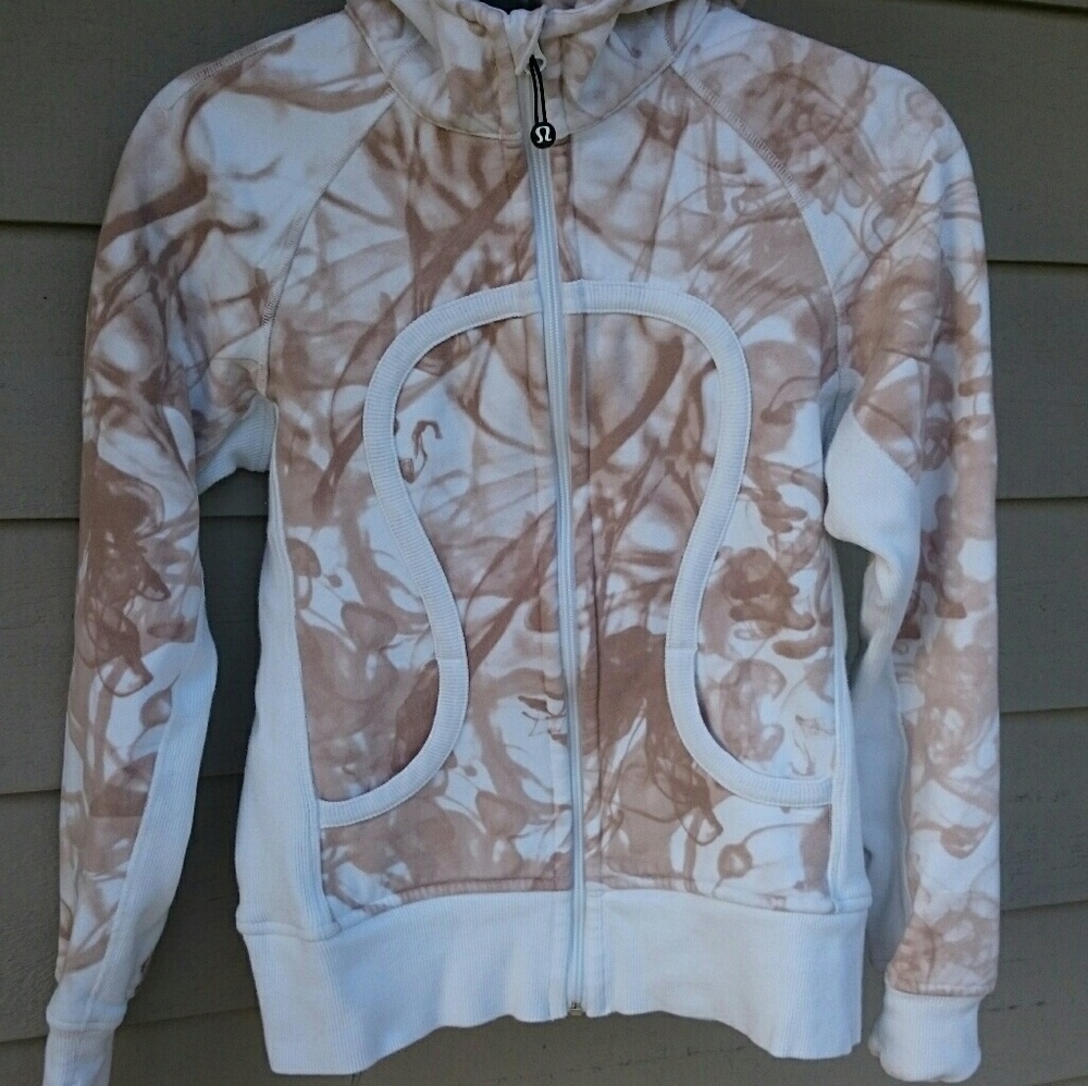 Lululemon scuba hoodie marble brown - Picture 1 of 3
